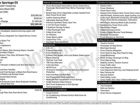 New 2026 Kia Sportage EX image 6