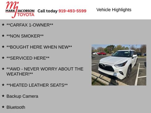 Used 2024 Toyota Highlander XLE AWD/4WD image 6