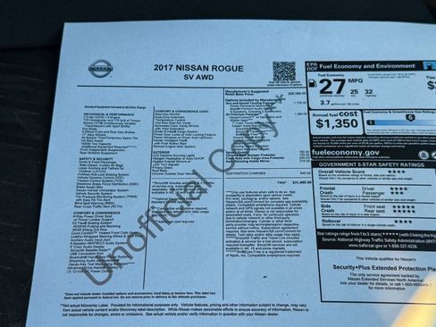 Used 2017 Nissan Rogue SV AWD/4WD image 38