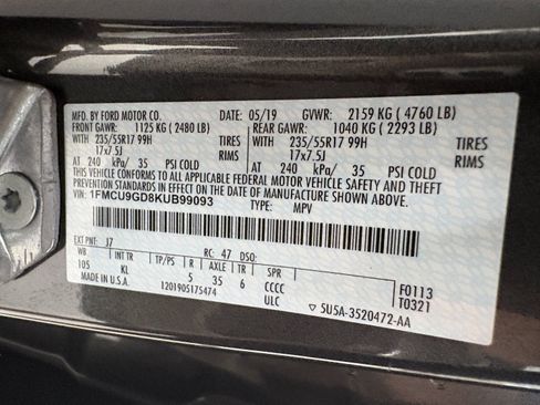 Used 2019 Ford Escape SE AWD/4WD image 32