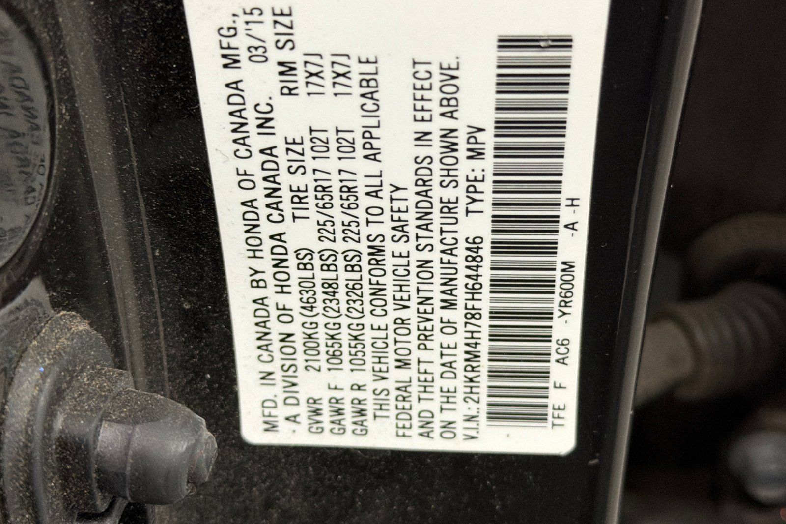 Used 2015 Honda CR-V EX-L image 27