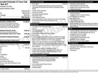 Used 2017 Chevrolet Colorado LT w/ Luxury Package, Chrome