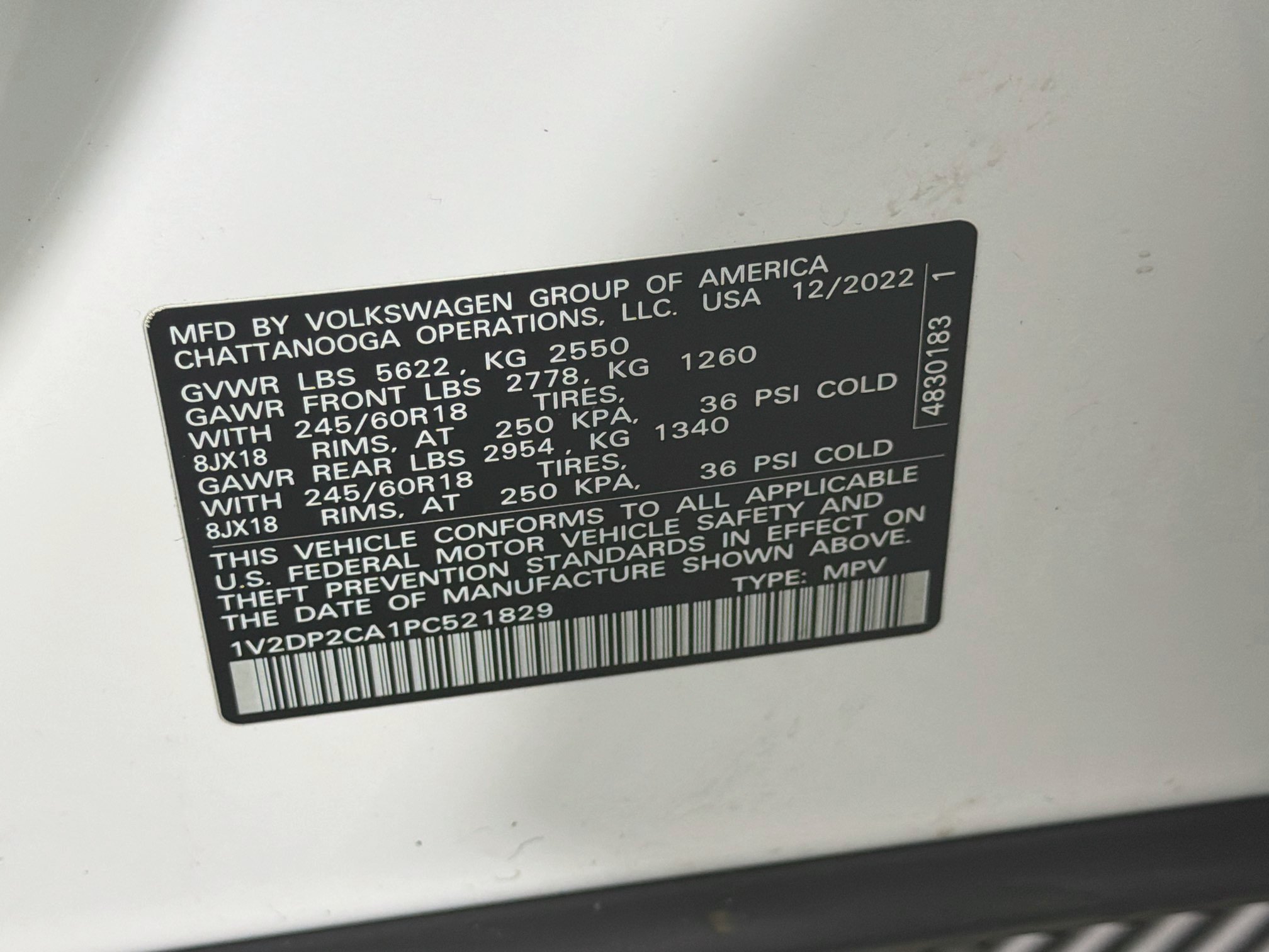 Used 2023 Volkswagen Atlas SE FWD image 12