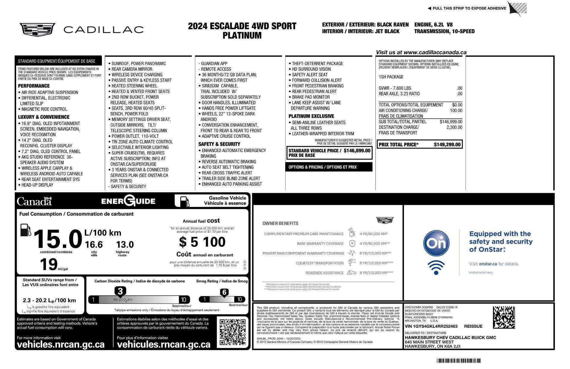 Used 2024 Cadillac Escalade Sport Platinum AWD/4WD image 5