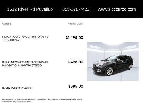 Used 2018 Buick Envision Essence AWD/4WD image 5