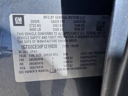 Used 2015 GMC Canyon SLT w/ Driver Alert Package image 16