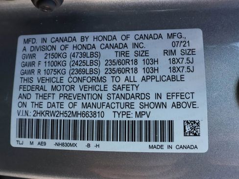 Used 2021 Honda CR-V EX image 40