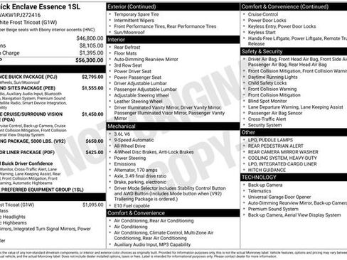 Used 2023 Buick Enclave Essence w/ Experience Buick Package AWD/4WD image 5