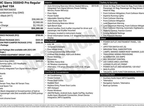 Used 2025 GMC Sierra 3500 Pro w/ Convenience Package AWD/4WD image 53