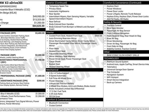 Used 2025 BMW X3 xDrive30i w/ Premium Package image 2