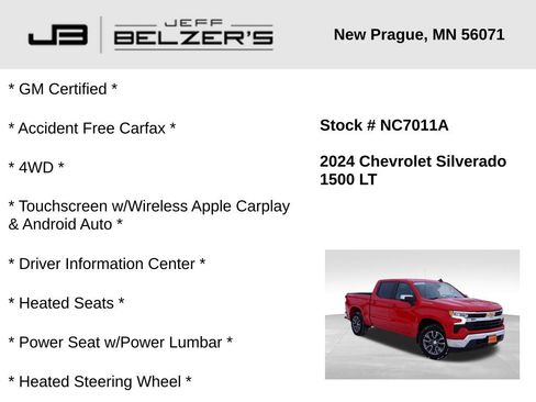 Certified 2024 Chevrolet Silverado 1500 LT image 2