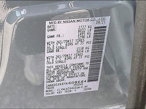 New 2026 Nissan Frontier PRO-4X w/ Pro Premium Package image 8