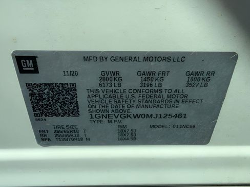 Used 2021 Chevrolet Traverse LT AWD/4WD image 25