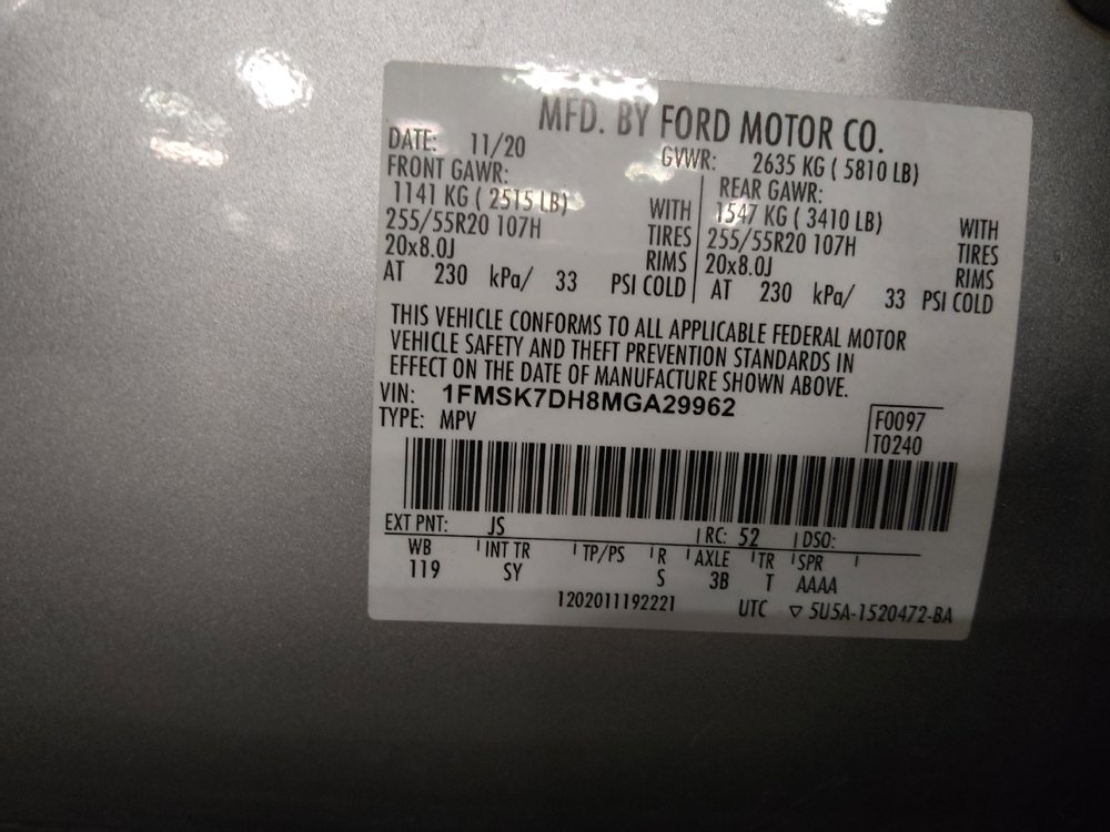 Used 2021 Ford Explorer XLT w/ Equipment Group 202A RWD image 33