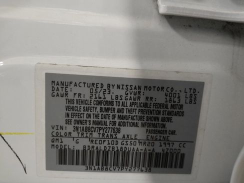 Used 2023 Nissan Sentra SV w/ All-Weather Package FWD image 33