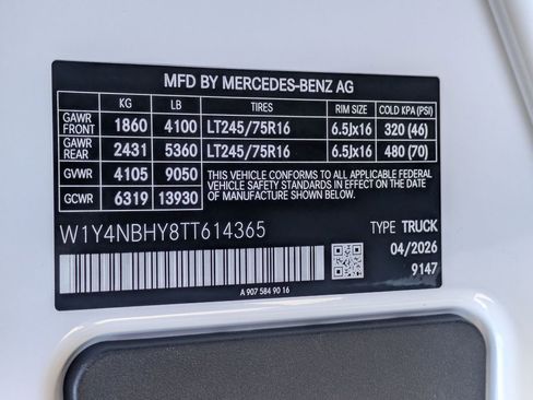 New 2026 Mercedes-Benz Sprinter 144 Cargo image 11