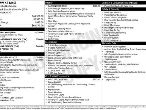 Used 2024 BMW X3 M40i w/ Premium Package AWD/4WD image 2