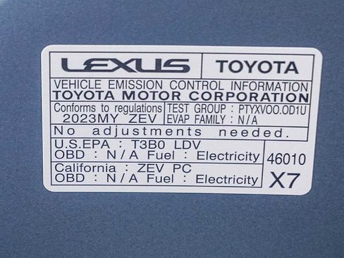 Certified 2023 Lexus RZ 450e Premium image 35