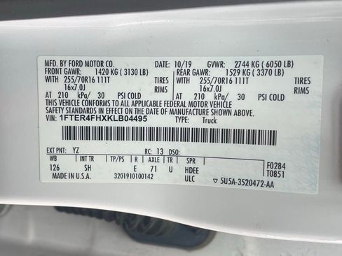 Used 2019 Ford Ranger XL AWD/4WD image 16