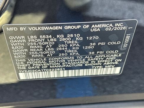 New 2026 Volkswagen Atlas Cross Sport SE FWD image 23