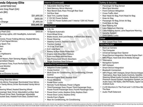 New 2026 Honda Odyssey Elite image 4