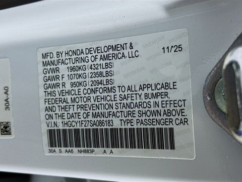Used 2025 Honda Accord LX image 35