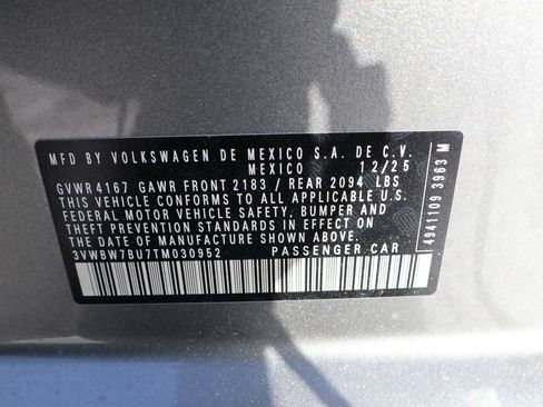 New 2026 Volkswagen Jetta Sport FWD image 46
