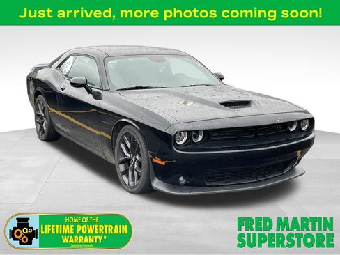 Used 2022 Dodge Challenger R/T w/ Blacktop Package RWD image 1