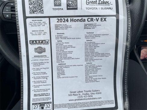 Used 2024 Honda CR-V EX image 28