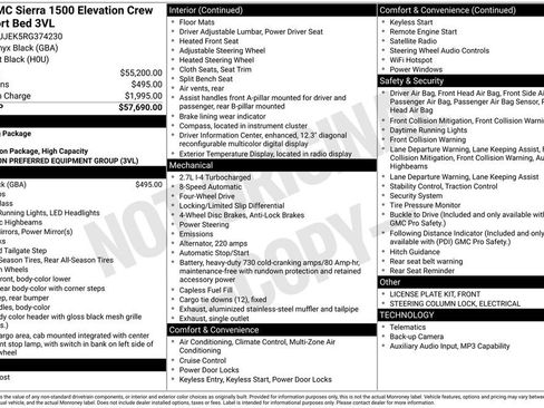 Used 2024 GMC Sierra 1500 Elevation AWD/4WD image 3