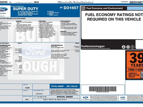 Used 2016 Ford F450 XL w/ Power Equipment Group AWD/4WD image 3