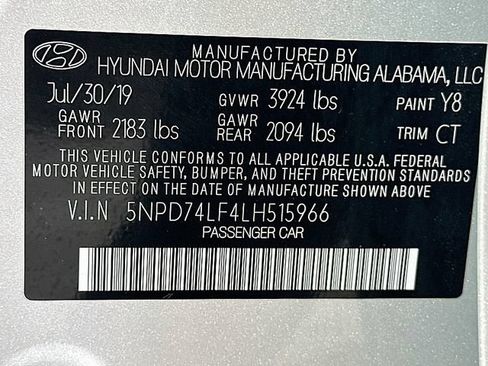 Used 2020 Hyundai Elantra SE w/ Cargo Package (C1) FWD image 31