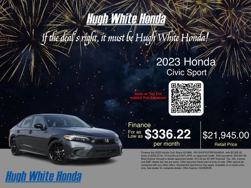 Used 2023 Honda Civic Sport image 3