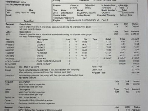 Used 2013 Chevrolet Silverado 2500 W/T image 3