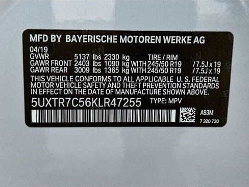 Used 2019 BMW X3 sDrive30i w/ Premium Package image 33