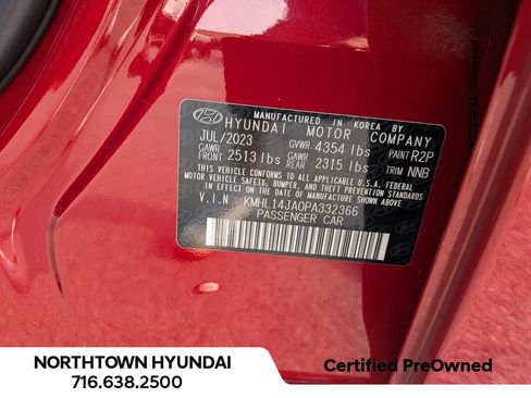 Certified 2023 Hyundai Sonata SEL w/ Convenience Package FWD image 41