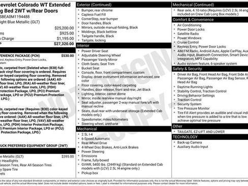 Used 2021 Chevrolet Colorado W/T w/ WT Convenience Package image 5