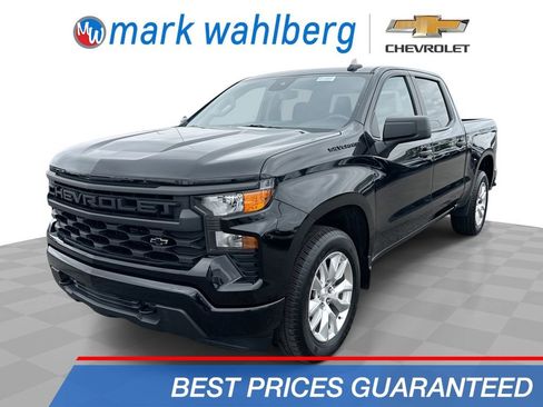Used 2023 Chevrolet Silverado 1500 Custom w/ LPO, Dark Essentials Package RWD image 1