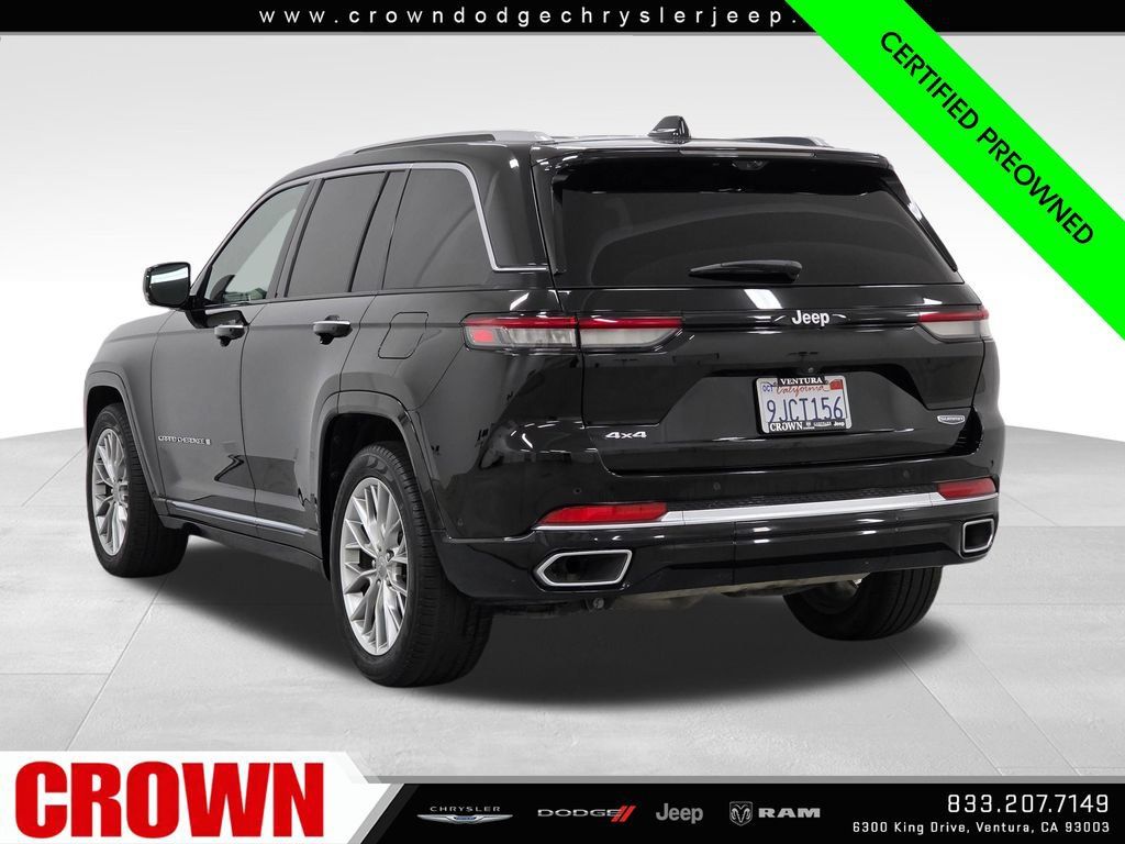 Certified 2023 Jeep Grand Cherokee Summit w/ Adv Protech Group IV AWD/4WD image 5
