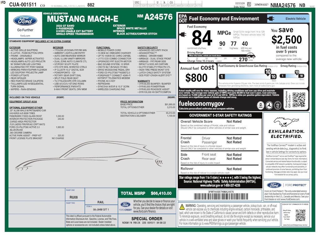 Used 2022 Ford Mustang Mach-E GT AWD/4WD image 4