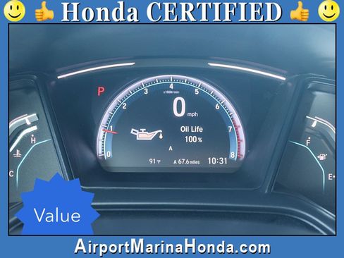 Certified 2019 Honda Civic LX image 23