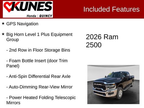 Used 2026 RAM 2500 Big Horn AWD/4WD image 2