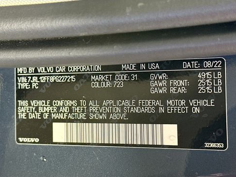 Used 2023 Volvo S60 B5 Ultimate w/ Protection Package Premier image 32