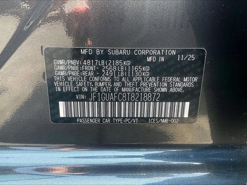Certified 2026 Subaru Impreza 2.0i Sport AWD/4WD image 32