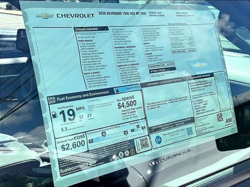 New 2026 Chevrolet Silverado 1500 W/T image 17