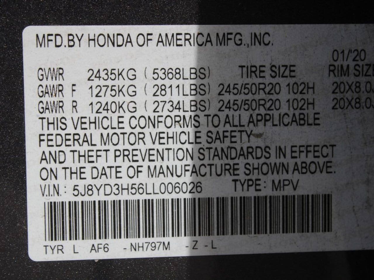Used 2020 Acura MDX w/ Technology Package FWD image 33