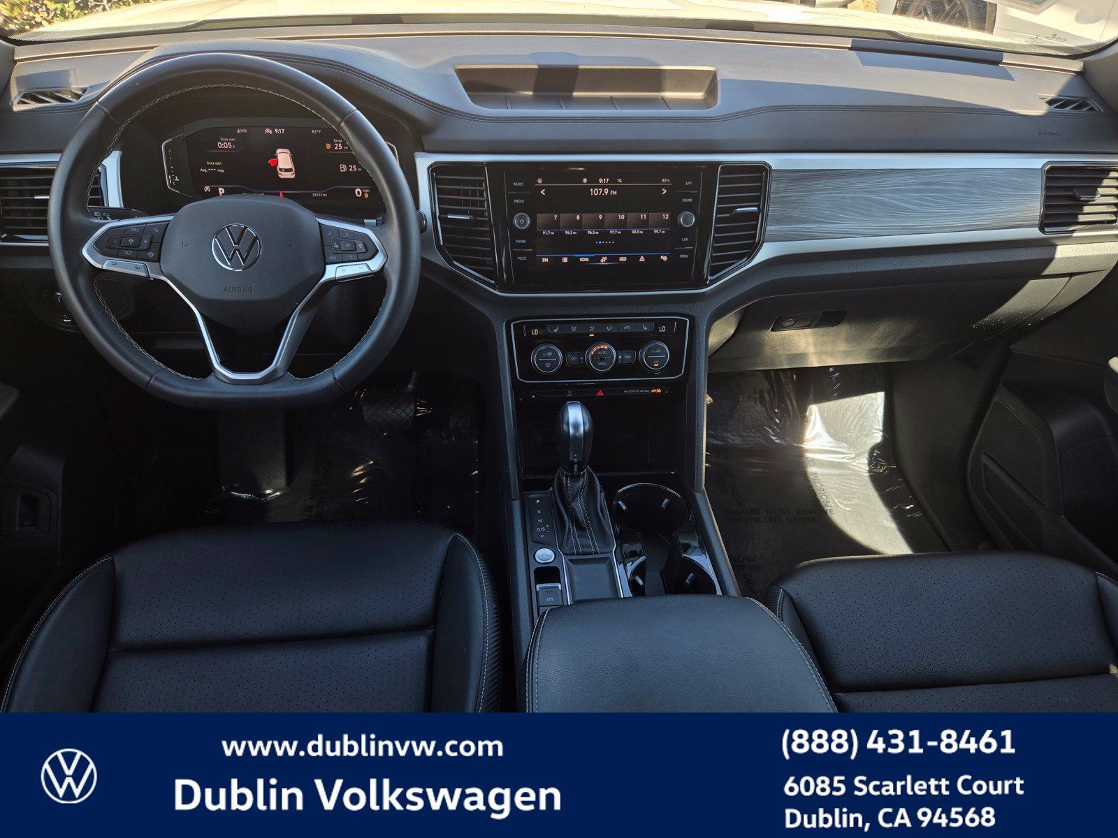 Certified 2023 Volkswagen Atlas Cross Sport SE w/ Black Wheel Package FWD image 14