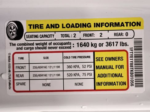 New 2026 Ford Transit 150 Low Roof w/ Load Area Protection Package RWD image 35