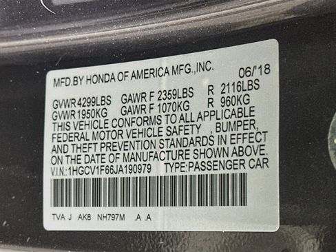 Used 2018 Honda Accord EX-L image 12