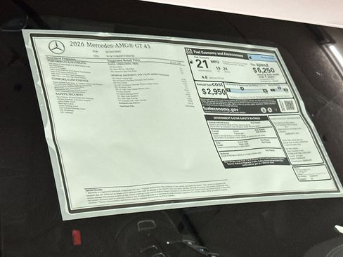 New 2026 Mercedes-Benz AMG GT 43 image 29